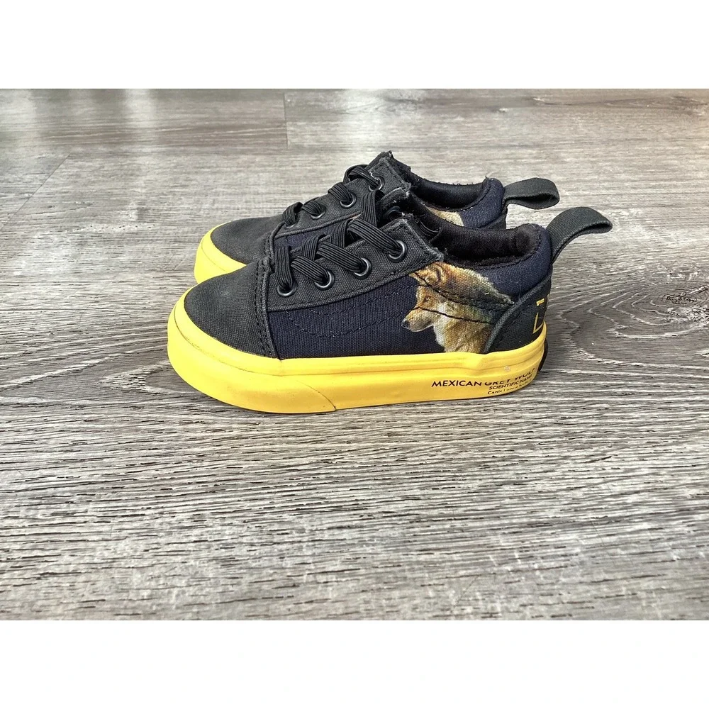 Vans X National Geographic Baby Size 4.5 Sneakers Photo Ark Frog Animal Shoes
